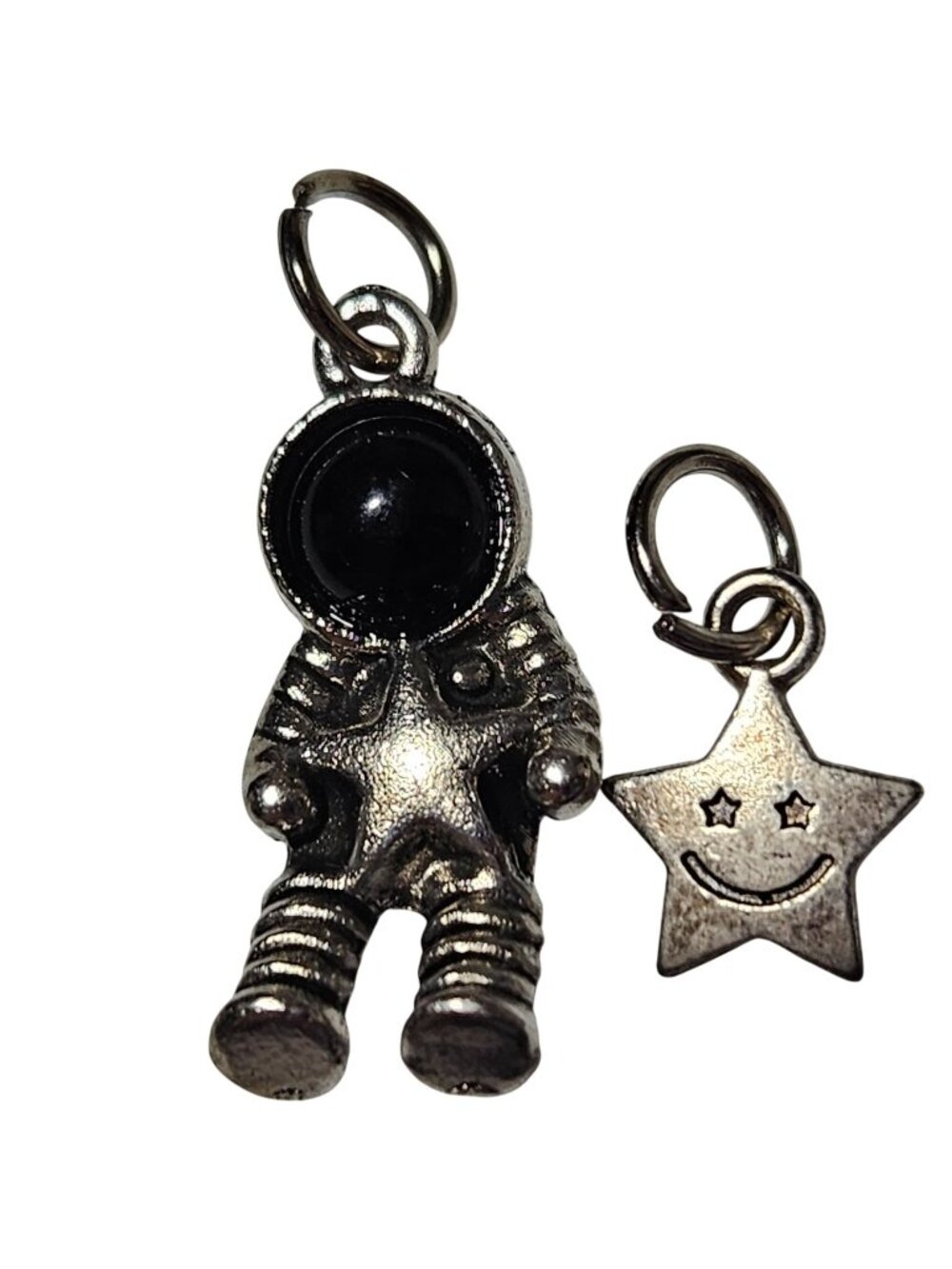 Astronaut Star Pendant Charm Set For Jewelry Crafting Projects Outer Space